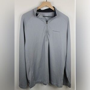 Vineyard Vines Sweater 1/4 Zip Gray Performance Pullover Size Men's XL